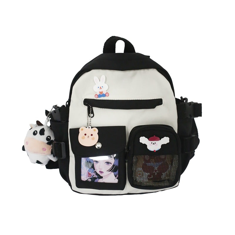 School Bag Middle School Student Backpack Harajuku Backpack