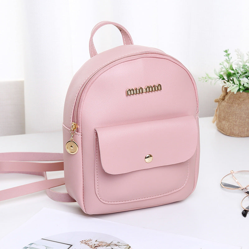 Mini Backpack Letter Large Capacity Small Backpack