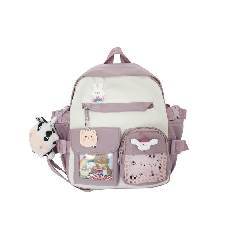 School Bag Middle School Student Backpack Harajuku Backpack