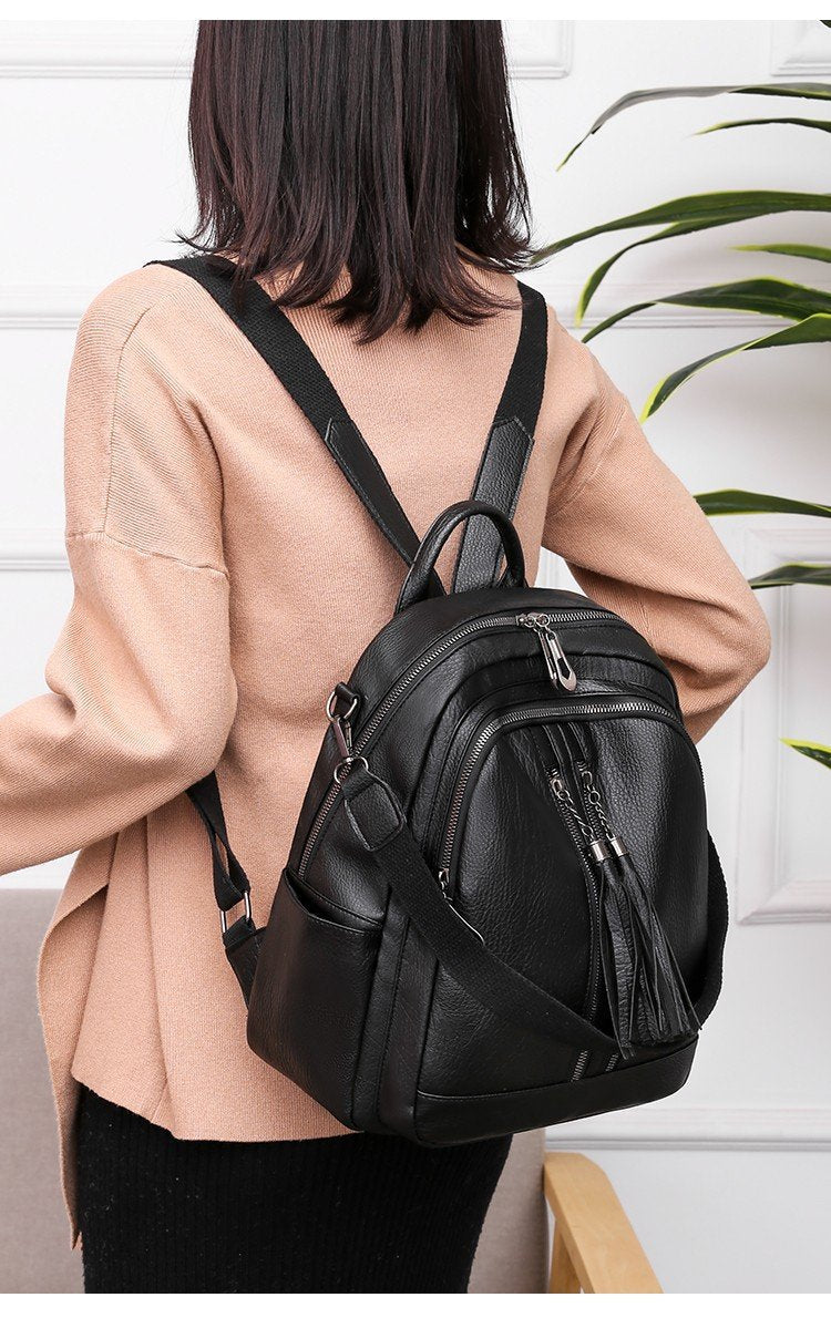 Tassel multifunctional backpack