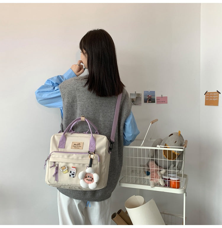 Backpack Female One Shoulder Backpack Student Postman's Bag