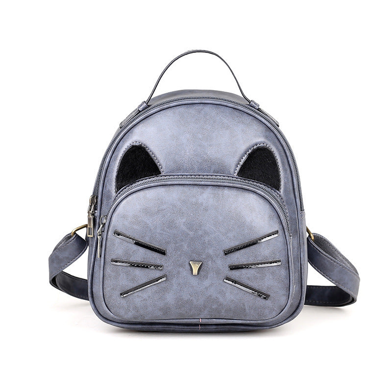 Vintage backpack PU travel backpack