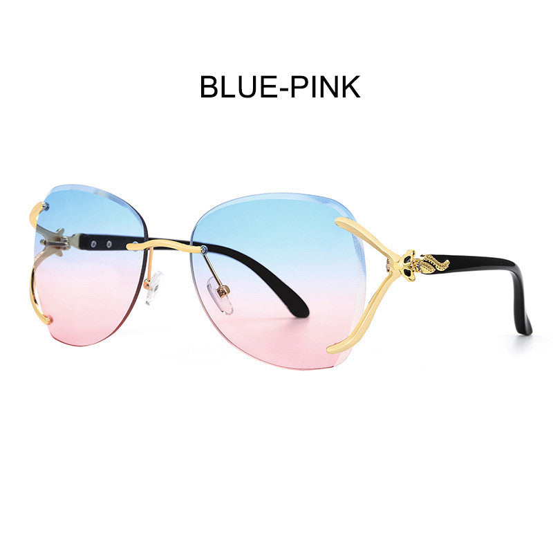 Metal diamond sunglasses