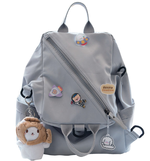 Girl student backpack