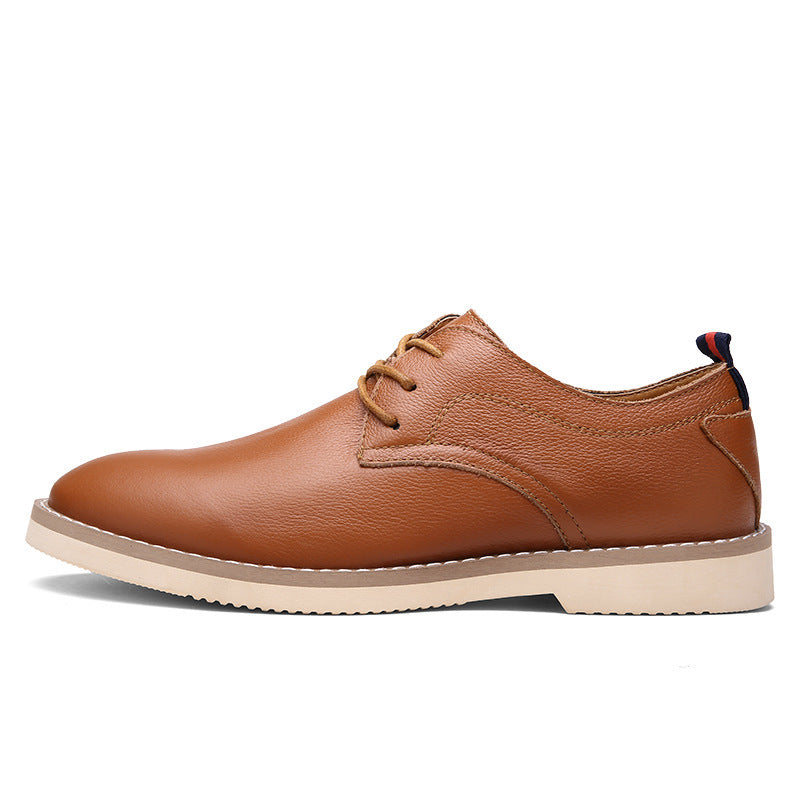 Men's leather shoes casual shoes