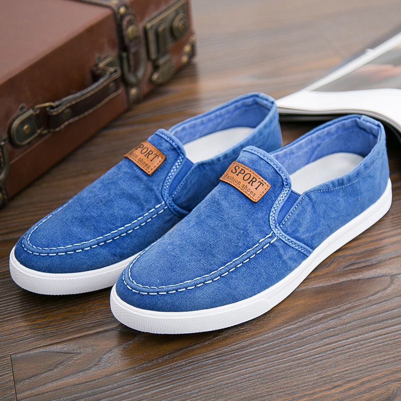 Spring Sports Casual Shoes Men's Shoes One Pedal Canvas Shoes