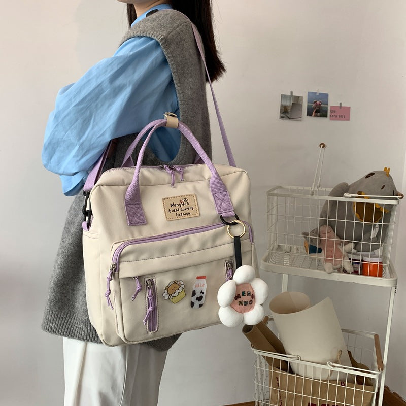 Backpack Female One Shoulder Backpack Student Postman's Bag