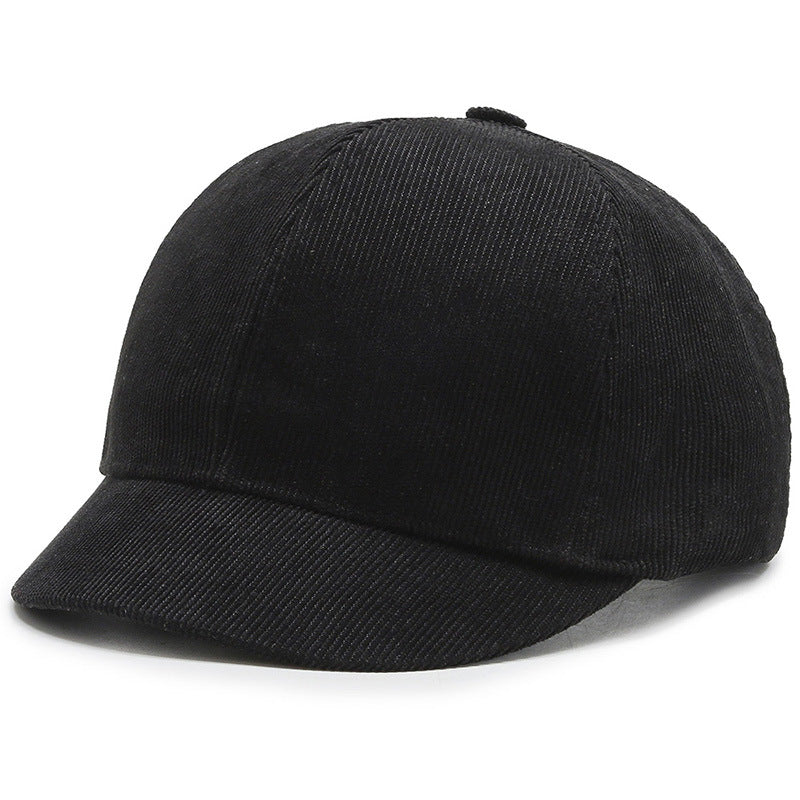 Fashion short brim caps solid color baseball cap