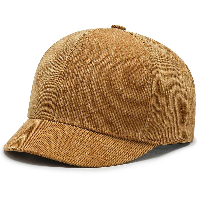 Fashion short brim caps solid color baseball cap