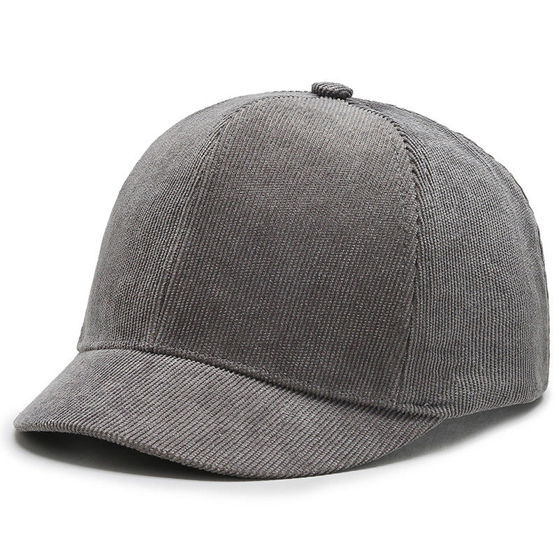 Fashion short brim caps solid color baseball cap