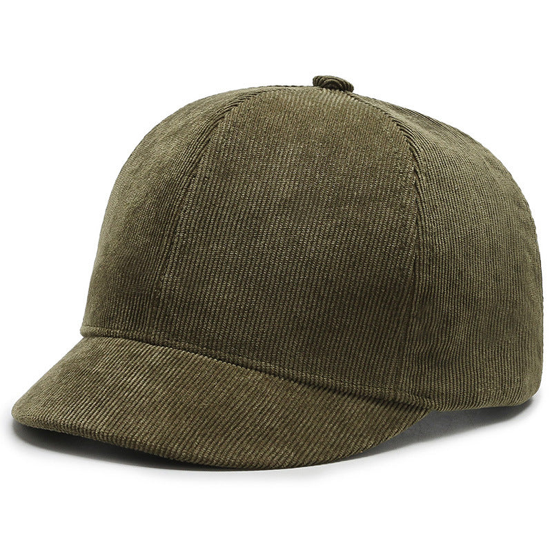 Fashion short brim caps solid color baseball cap