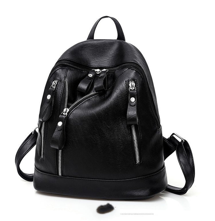 Fashion All-match Female Backpack Simple Student Backpack Female School Bag