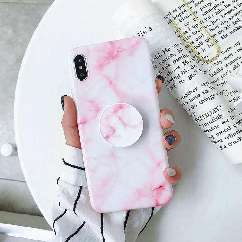 Luxury Marble Phone Case With Phone Holder