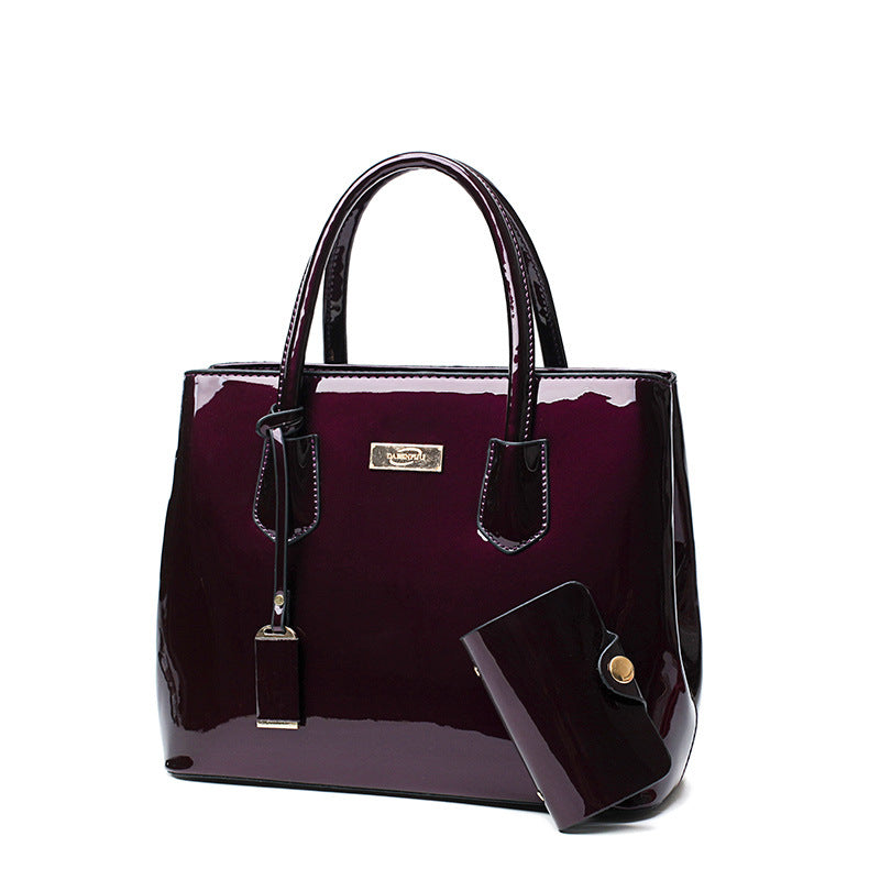 Patent leather bag