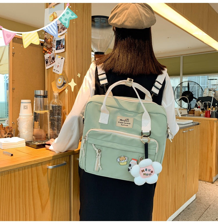 Backpack Female One Shoulder Backpack Student Postman's Bag