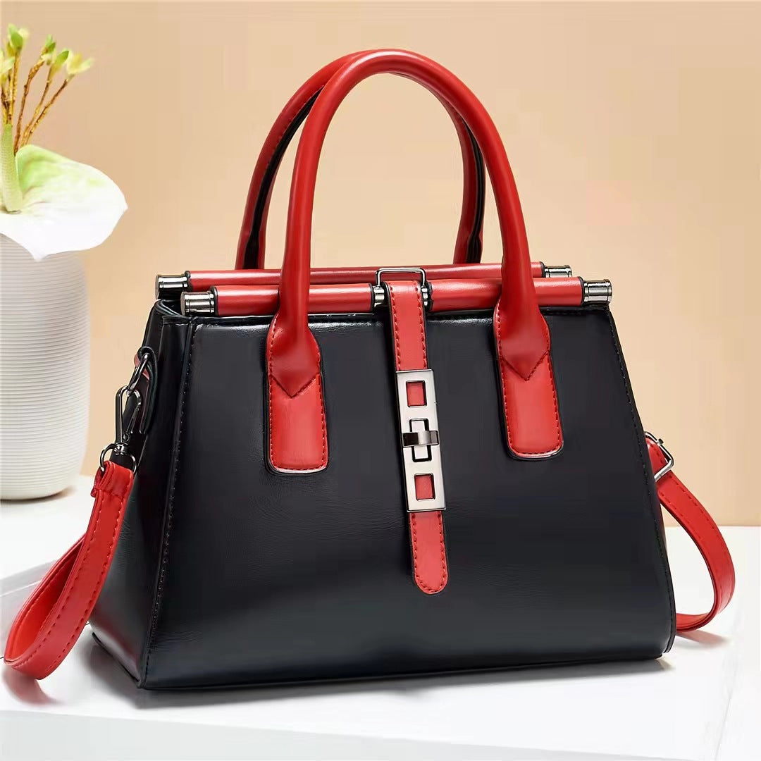 Fashionable Messenger One-shoulder Large Simple Handbag