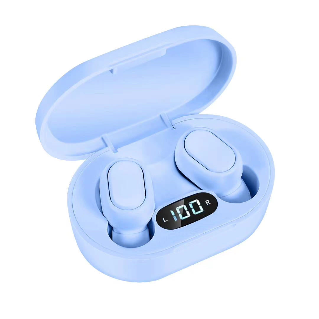 Wireless dual ear mini digital display Bluetooth headset