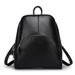 Leather backpack