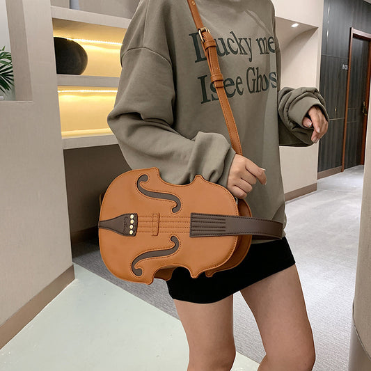 Vintage violin backpack