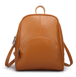 Leather backpack