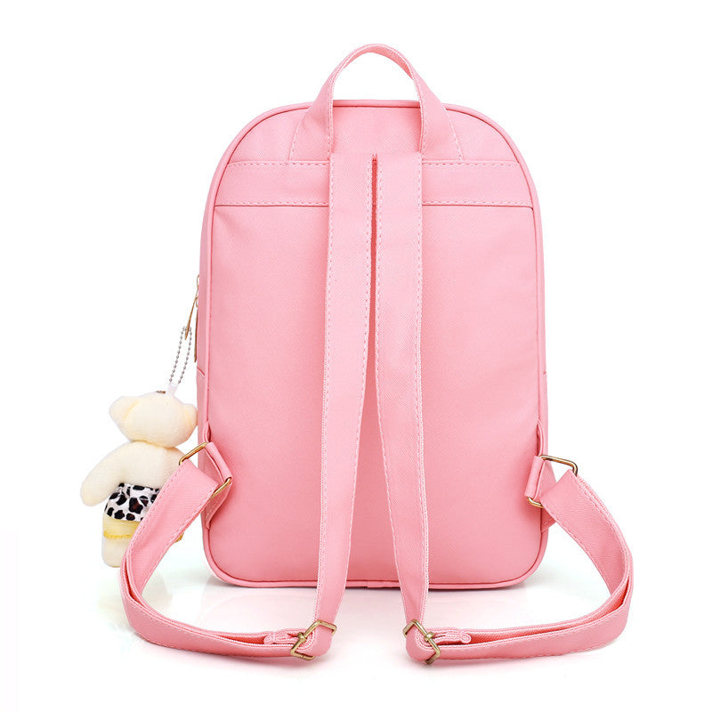 Women's tassel rivet backpack