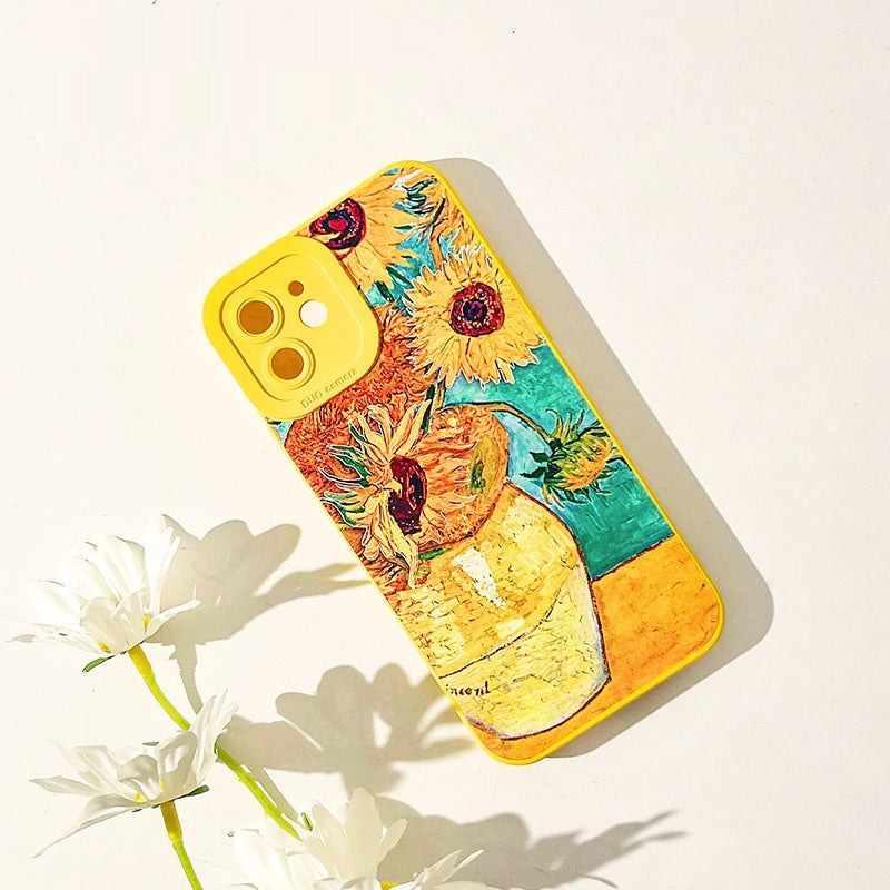 Sunflower IPhone14 Phone Case Silicone Phone Case