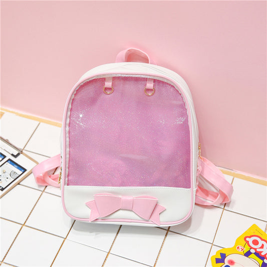 Personalized transparent backpack