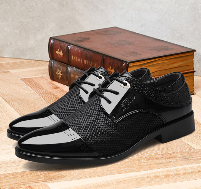 Men's leather shoes