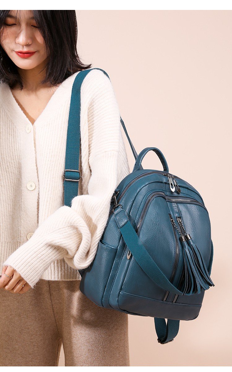 Tassel multifunctional backpack