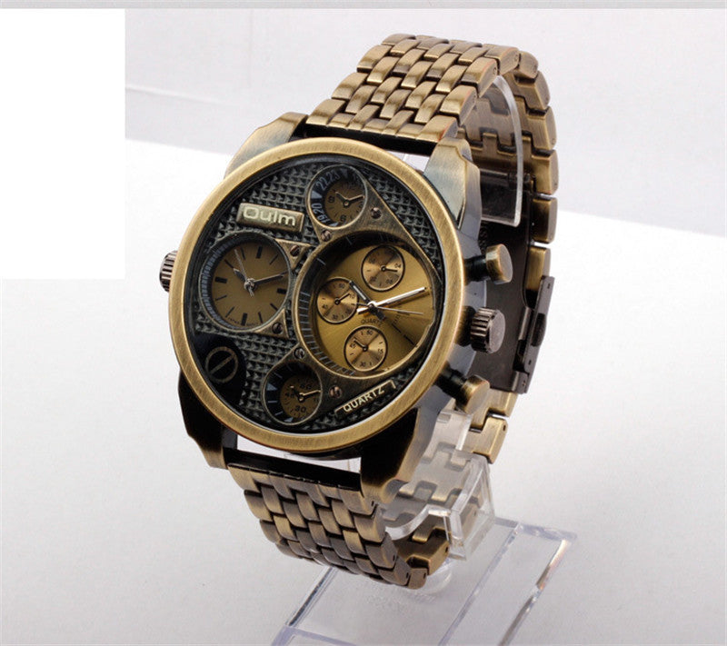 OULM's European radium imported quartz movement watches wholesale brand stainless steel male military derivative goods