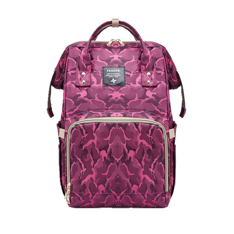 Backpack camouflage mommy bag