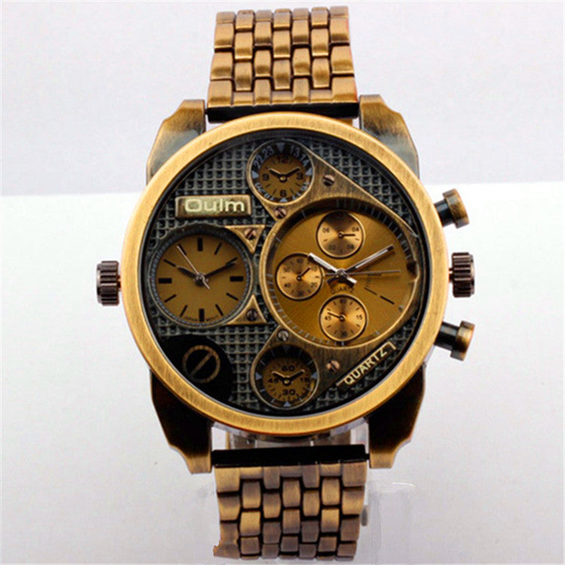 OULM's European radium imported quartz movement watches wholesale brand stainless steel male military derivative goods