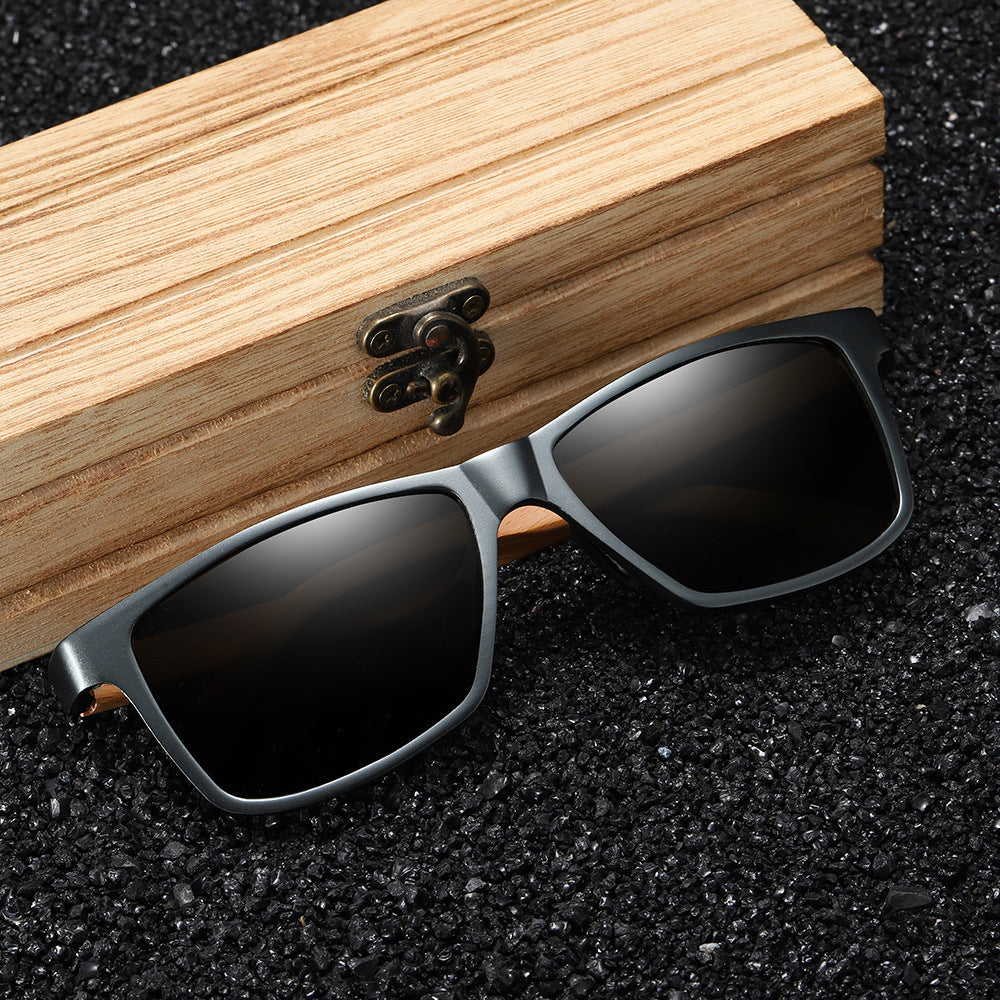 Polarized bamboo sunglasses