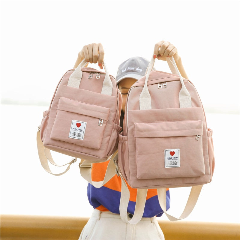 Cute backpack soft girl student Korean backpack