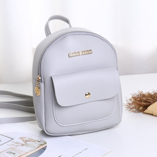 Mini Backpack Letter Large Capacity Small Backpack