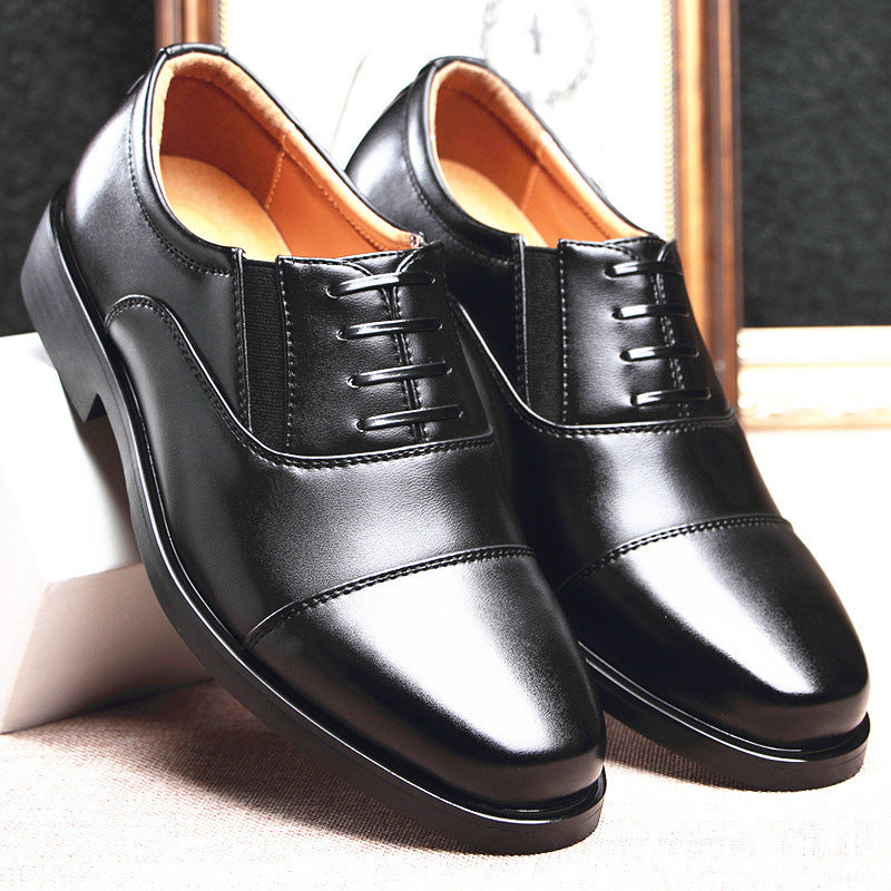 Men's leather business casual shoes