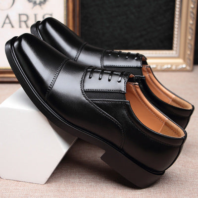 Men's leather business casual shoes