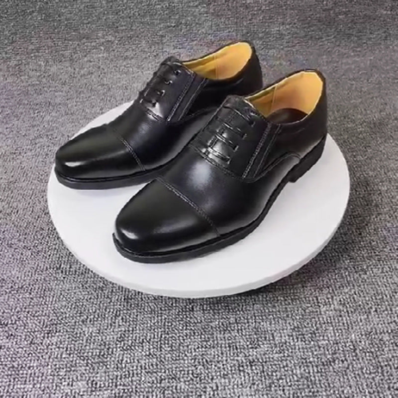 Men's leather business casual shoes