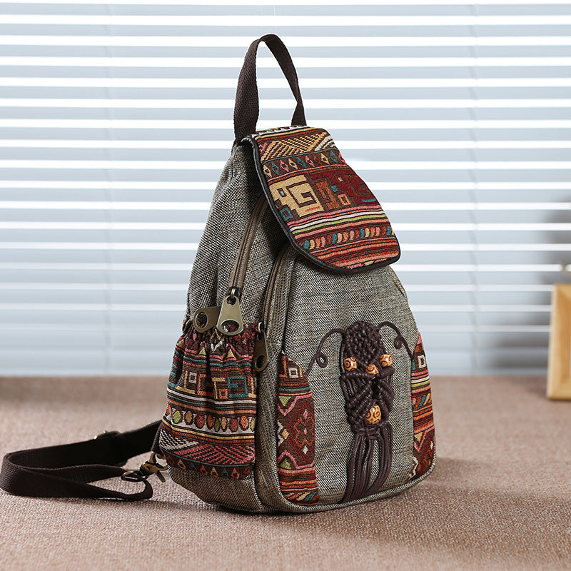 Canvas backpack