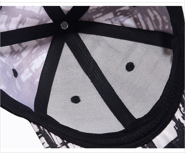 Black And White Mesh Sun Visor Foreign Trade Hot Style Caps