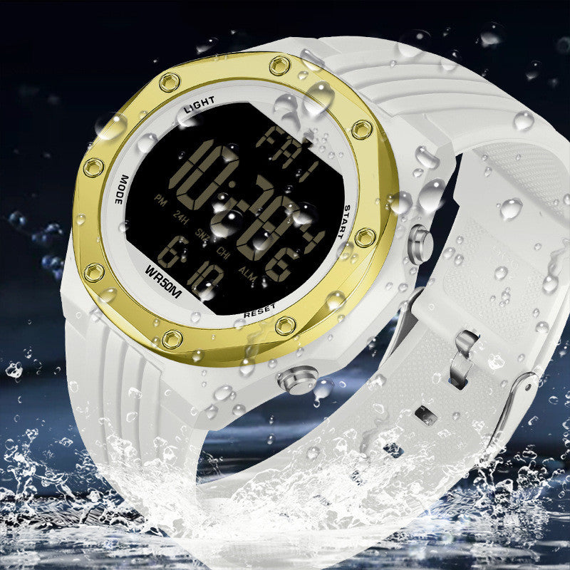 Simple Multi-functional Waterproof Outdoor Sports Electronic Watch