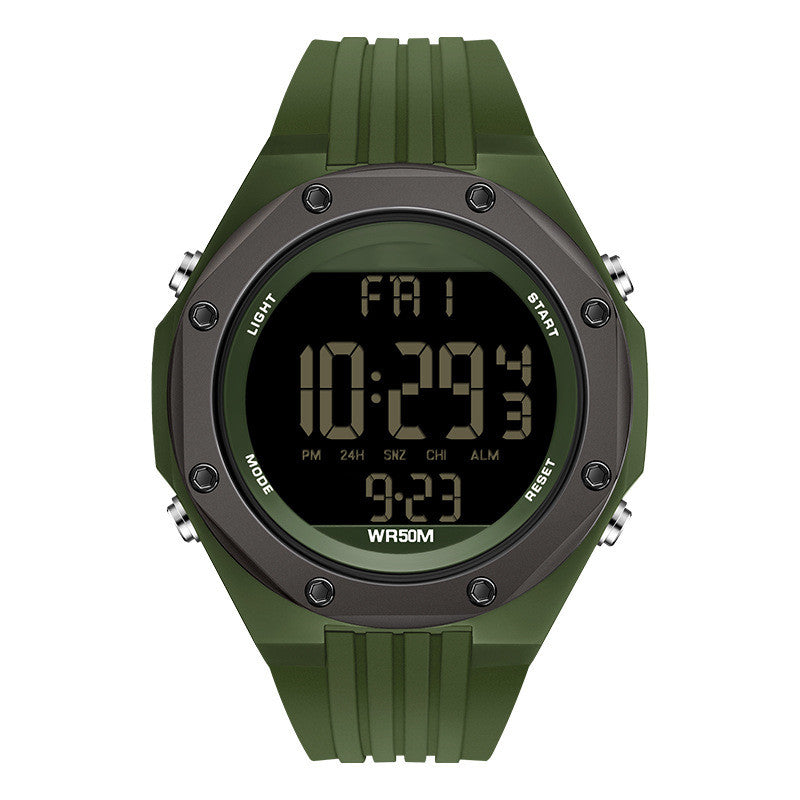 Simple Multi-functional Waterproof Outdoor Sports Electronic Watch