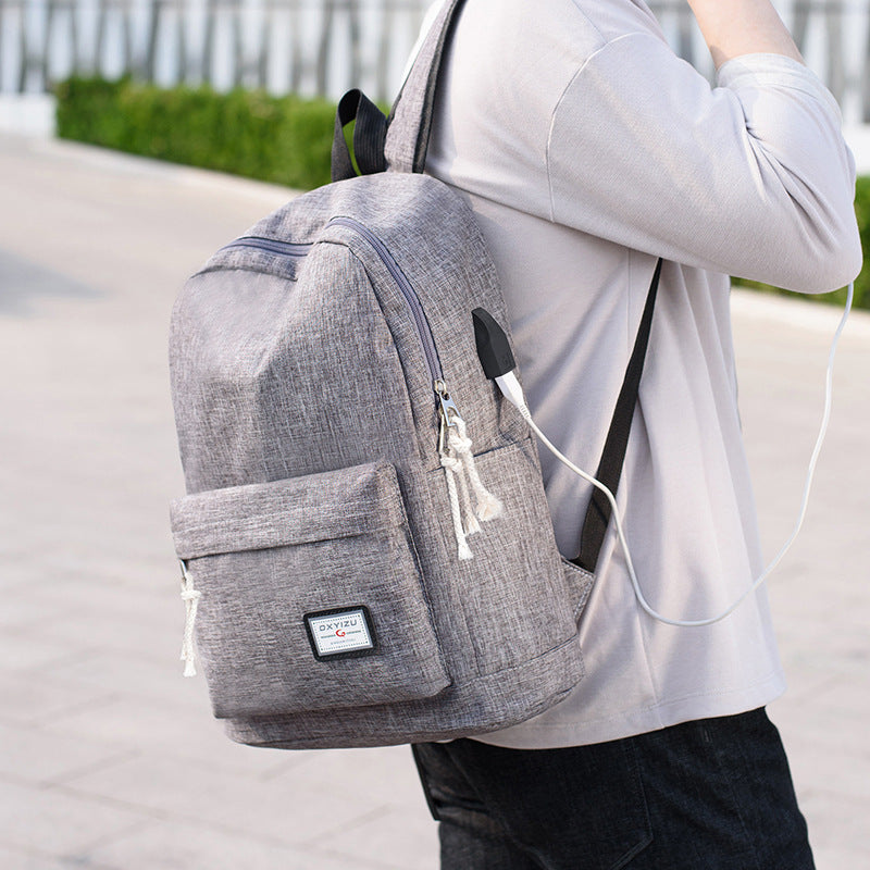 Casual backpack travel usb charging backpack