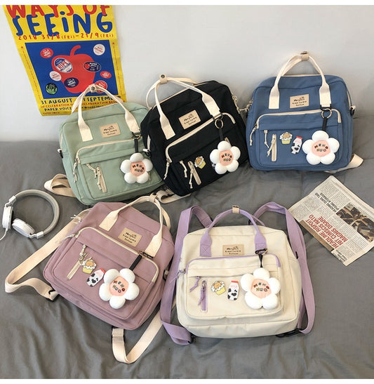 Backpack Female One Shoulder Backpack Student Postman's Bag