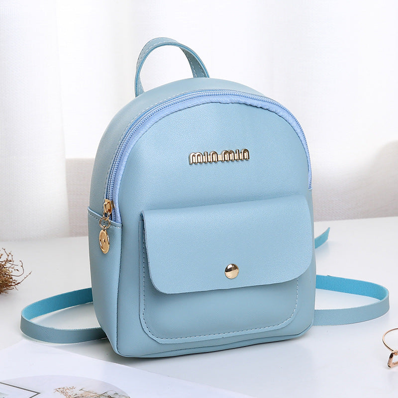 Mini Backpack Letter Large Capacity Small Backpack