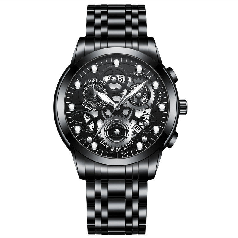 Men's Hollow Non-mechanical Business Watch