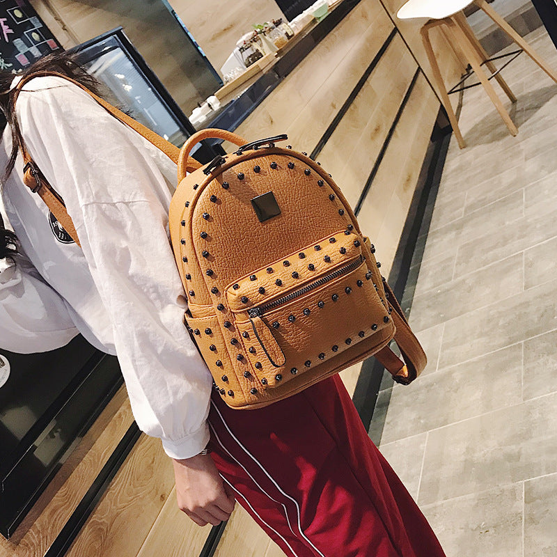 Studded fashion backpack