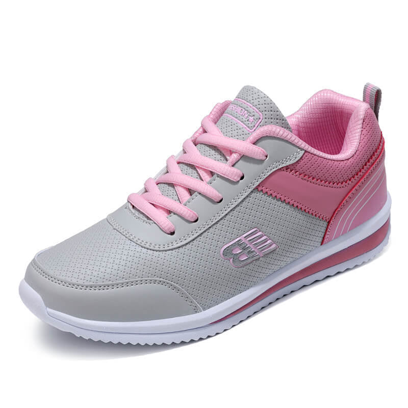 Student Sports Shoes Women's Leather Korean Casual Shoes