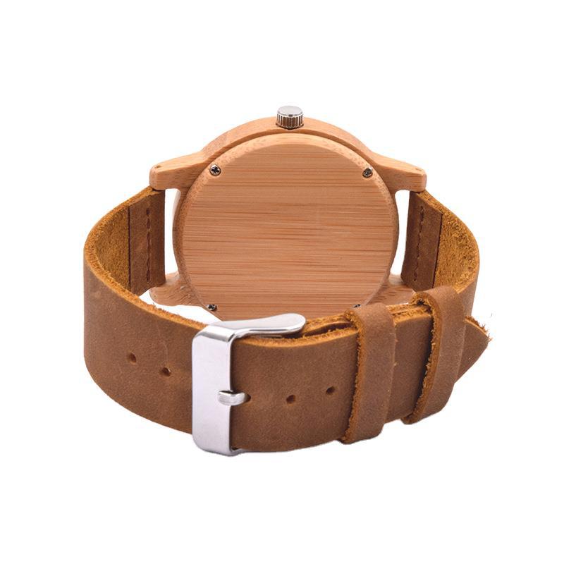 Women's Simple Sandalwood Quartz Watch