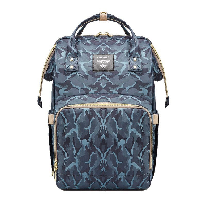 Backpack camouflage mommy bag